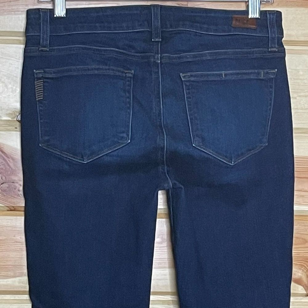 PAIGE Verdugo Ankle Jeans Women's Size 29 Denim Raw Hem Mid Rise Stretch Skinny - Picture 7 of 11